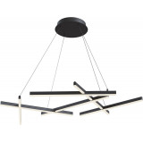 Line LED 3000K 101 cm black modern pendant lamp Maytoni