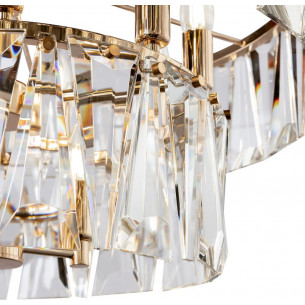 Żyrandol kryształowy wiszący Puntes 68cm złoty Maytoni 2