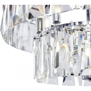 Żyrandol kryształowy wiszący Puntes 68cm chromowany Maytoni 2