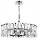 Puntes 51.7 cm chrome hanging crystal chandelier Maytoni