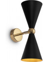 Vesper black-gold designer wall lamp on arm Maytoni