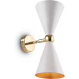 Vesper white-gold designer wall lamp on arm Maytoni