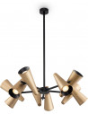 Lampa sufitowa z reflektorkami Giro X 69cm mosiężna Maytoni