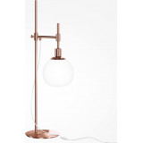 Erich opal / brass glass sphere bedside lamp Maytoni