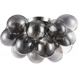 Balbo 38 cm galvanised glass / nickel modern ceiling lamp Maytoni