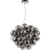 Lampa wisząca szklana modern Balbo 50cm szkło galwanizowane / nikiel Maytoni