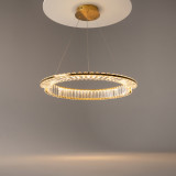 Krone LED 62 cm transparent / brass round crystal pendant lamp Maytoni Krone LED 62 cm transparent / brass round crystal pendant lamp Maytoni