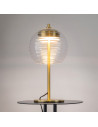 Lampa stołowa szklana modern Mystic przeźroczysty / mosiądz Maytoni