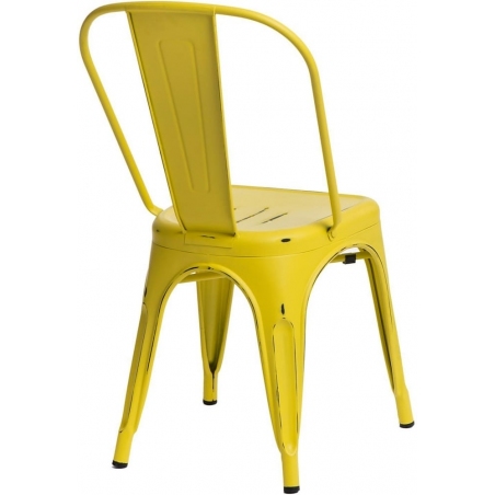 Paris Antique yellow metal chair D2.Design