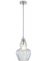 Lampa wisząca szklana Eustoma 16cm przeźroczysta Maytoni