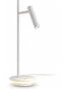Lampa biurkowa minimalistyczna Estudo LED biała Maytoni