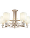 Lampa sufitowa hampton z abażurami Vittoria 71cm biało-złota Maytoni