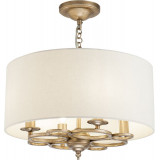 Hampton Anna 44.5 cm beige/gold pendant lamp with shade Maytoni Hampton Anna 44.5 cm beige/gold pendant lamp with shade Maytoni