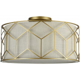 Messina 43 cm beige/gold ceiling lamp with decorative shade Maytoni