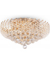 Karolina 51 cm transparent/gold glamour crystal ceiling lamp Maytoni