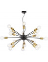 Lampa wisząca loft "żarówki" Jackson XVIII 98cm czarno-złota Maytoni