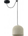 Lampa wisząca betonowa Broni 20cm szara Maytoni