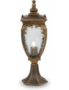 Fleur 48.5 cm distressed black/gold retro garden lantern Maytoni
