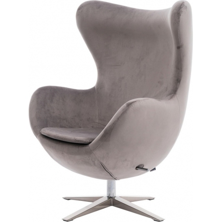 Jajo Velvet silver swivel armchair D2.Design