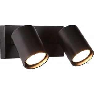 Top II black double wall lamp MaxLight