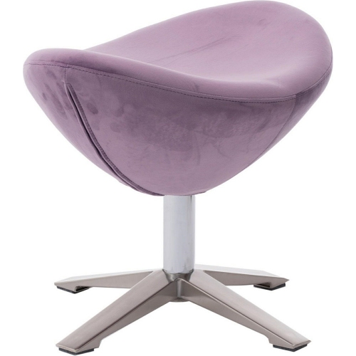 Jajo Velvet purple velvet footstool D2.Design