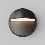 Lampa zewnętrzna - oświetlenie schodów Mane Round LED 12cm czarna Maytoni