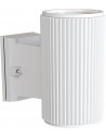 Rando 9.5 cm white ribbed outdoor wall lamp Maytoni