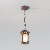 Lampa wisząca zewnętrzna retro Salamanca 17,7cm brązowa Maytoni