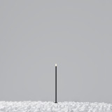 Spear LED 3000K h30 cm graphite garden post lamp Maytoni