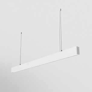 Basis LED 4000K 120 cm white elongated desk pendant lamp Maytoni 2