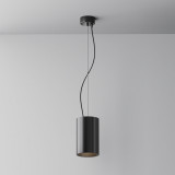 Lampa wisząca tuba Efir 10,5cm czarna Maytoni