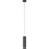Lampa wisząca tuba Orlo LED 4000K 8cm czarna Maytoni