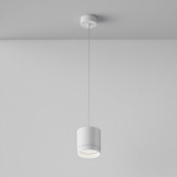 Lampa wisząca tuba Polar 8,2cm biała Maytoni