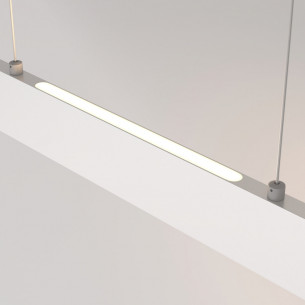 Step LED 3000K 91 cm white elongated pendant lamp Maytoni 2
