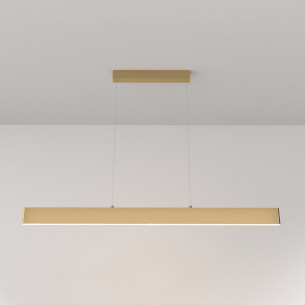 Step LED 3000K 118.5 cm gold elongated pendant lamp Maytoni 2