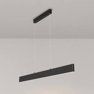 Step LED 3000K 118.5 cm black elongated pendant lamp Maytoni 2