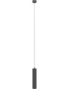 Lampa wisząca tuba Shelby 6,5cm czarna Maytoni