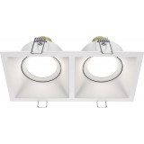 Lampa podtynkowa spot kwadratowa Dot II GU10 17,3x9cm biała Maytoni