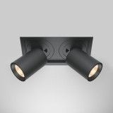 Reflektor sufitowy podtynkowy Hidden II LED 3000K czarny Maytoni