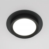 Lampa podtynkowa spot okrągła Hoop 11cm czarna Maytoni