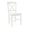 Stylowe Krzesło drewniane CD56 Wooden Białe Signal do jadalni.