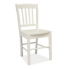 Stylowe Krzesło drewniane CD57 Wooden Białe Signal do jadalni.