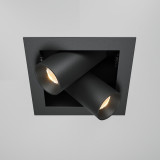 Reflektor sufitowy podtynkowy Magnum II LED 3000K czarny Maytoni Reflektor sufitowy podtynkowy Magnum II LED 3000K czarny Maytoni