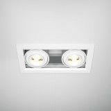 Lampa spot podtynkowa Metal Modern II LED 3000K 19,4x9,5cm biała Maytoni