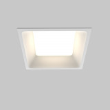 Okno LED 3000-4000-6000K 11x11 cm white recessed bathroom spot lamp Maytoni