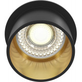 Lampa podtynkowa spot Reif II GU10 6,8cm czarno-złota Maytoni