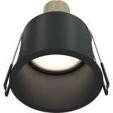 Lampa podtynkowa spot Reif GU10 6,8cm czarna Maytoni