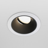 Lampa podtynkowa spot Share Ring 8,5cm czarno-biała Maytoni