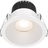 Lampa spot podtynkowa do łazienki Zoom Dim LED 3000K 6cm biała Maytoni