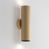 Artisan matte gold up-down tube wall lamp Maytoni